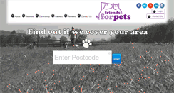 Desktop Screenshot of friendsforpets.co.uk